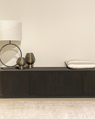 Livingfurn TV-Meubel Novero | Espresso | H45xB220xD40 cm