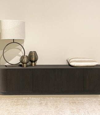 Livingfurn TV-Meubel Novero | Espresso | H45xB220xD40 cm