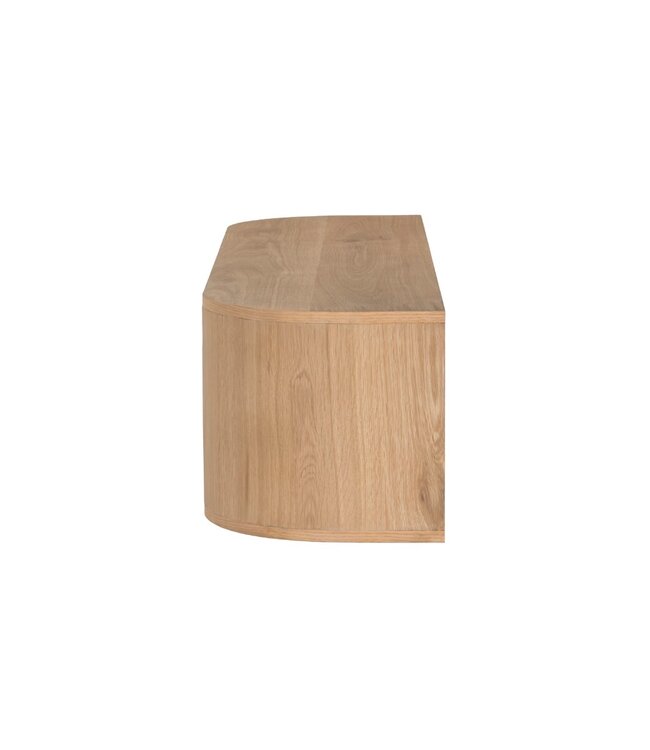 Livingfurn Zwevend TV-Meubel Novero | Naturel | B140 cm