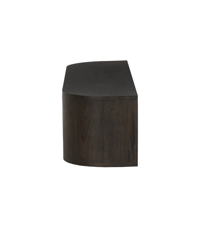 Livingfurn Zwevend TV-Meubel Novero | Espresso | B140 cm
