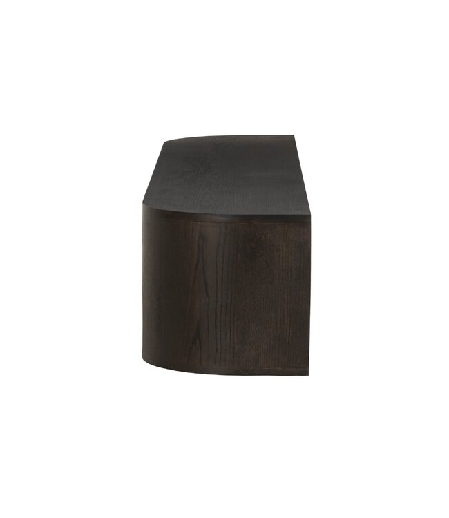 Livingfurn Zwevend TV-Meubel Novero | Espresso | B180cm