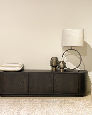 Livingfurn TV-Meubel Novero | Espresso | H45xB180xD40 cm