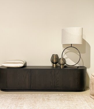 Livingfurn TV-Meubel Novero | Espresso | H45xB180xD40 cm