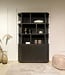 Livingfurn Kast Novero | Espresso | H220xB145xD40 cm