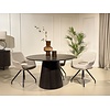 Eettafel Novero | Espresso | H76xD130 cm