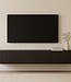 Livingfurn Zwevend TV-Meubel Novero | Espresso | B220 cm