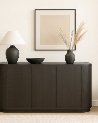 Livingfurn Dressoir Novero | Espresso | H80xB170xD45 cm