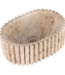 Rene Houtman Waskom Marmer Ovaal Geribbeld B30 x D20 x H12 cm