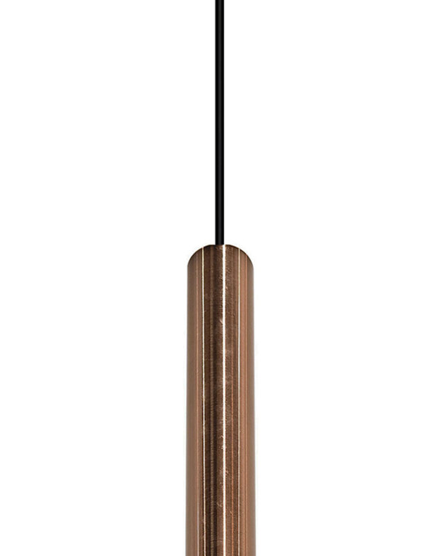 Rene Houtman Hanglamp dimbaar IP44 geborsteld brons koper