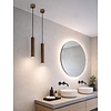 Hanglamp dimbaar IP44 geborsteld brons koper