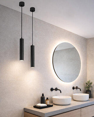 Rene Houtman Hanglamp dimbaar IP44 Zwart