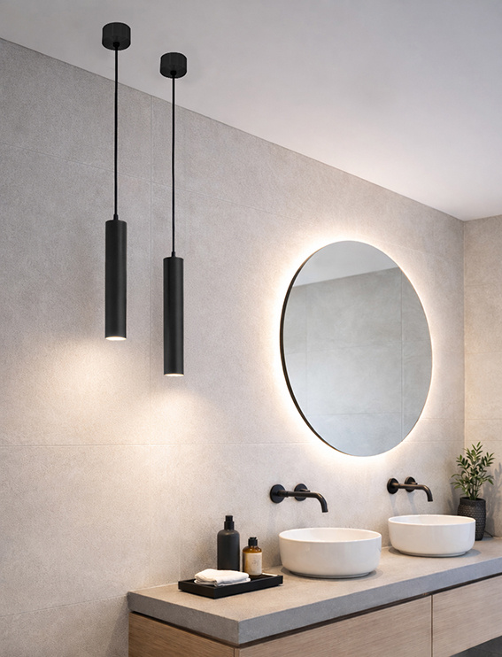 Rene Houtman Hanglamp dimbaar IP44 Zwart