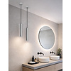 Hanglamp dimbaar IP44 chroom