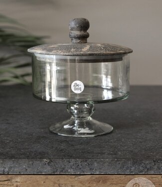 Be-Uniq Glaspot Op Voet | Set Van 2 | H19 x D18 cm