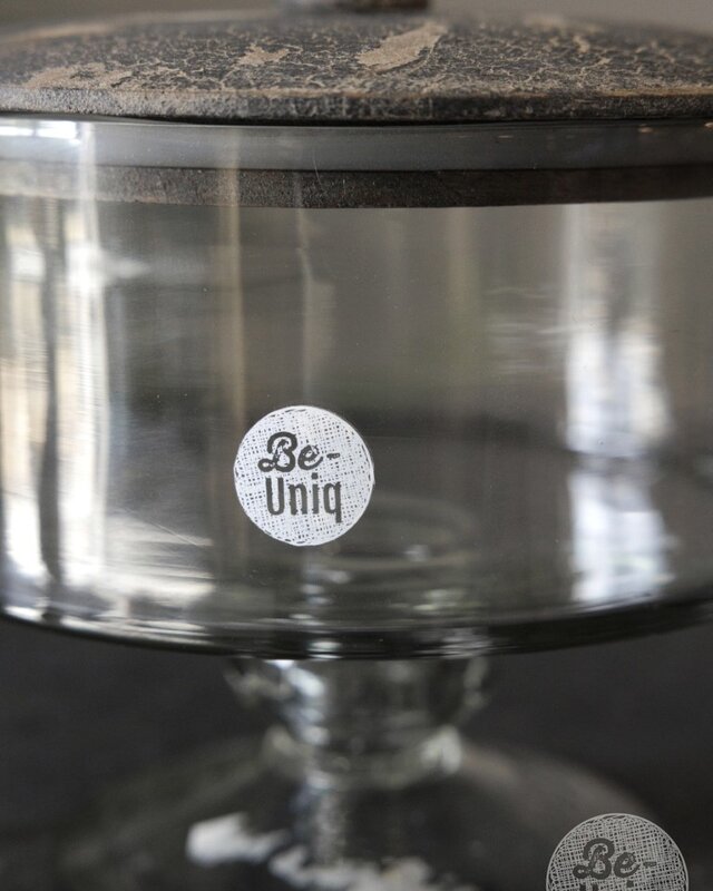 Be-Uniq Glaspot Op Voet | Set Van 2 | H19 x D18 cm