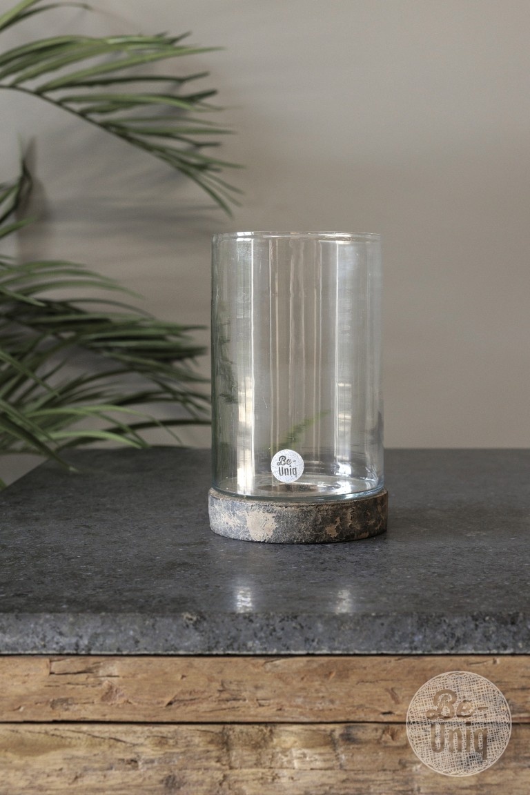 Be-Uniq Kandelaar/Windlicht | Set Van 4 | H21 x D12 cm