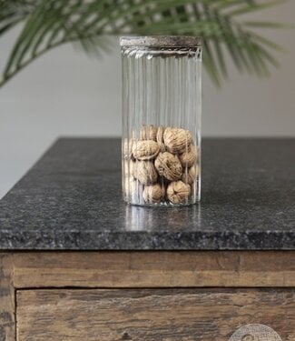Be-Uniq Glazen Pot Large | Set Van 2 | H21 x D10 cm