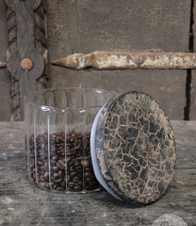 Be-Uniq Glazen Pot Small | Set Van 2 | H11 x D12 cm