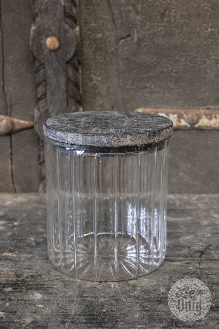 Be-Uniq Glazen Pot Medium | Set Van 2 | H16 x D14 cm