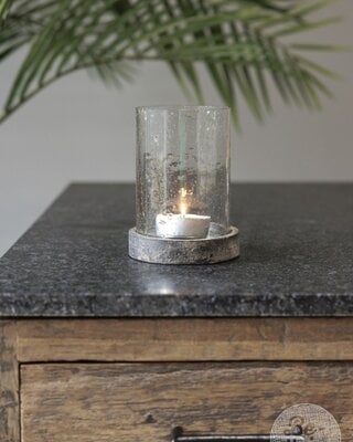 Be-Uniq Glazen Windlicht | Large | Set Van 4 | H18 x D12 cm