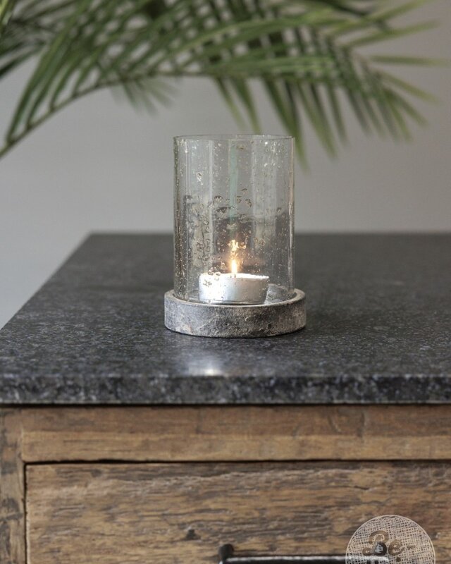 Be-Uniq Glazen Windlicht | Large | Set Van 4 | H18 x D12 cm