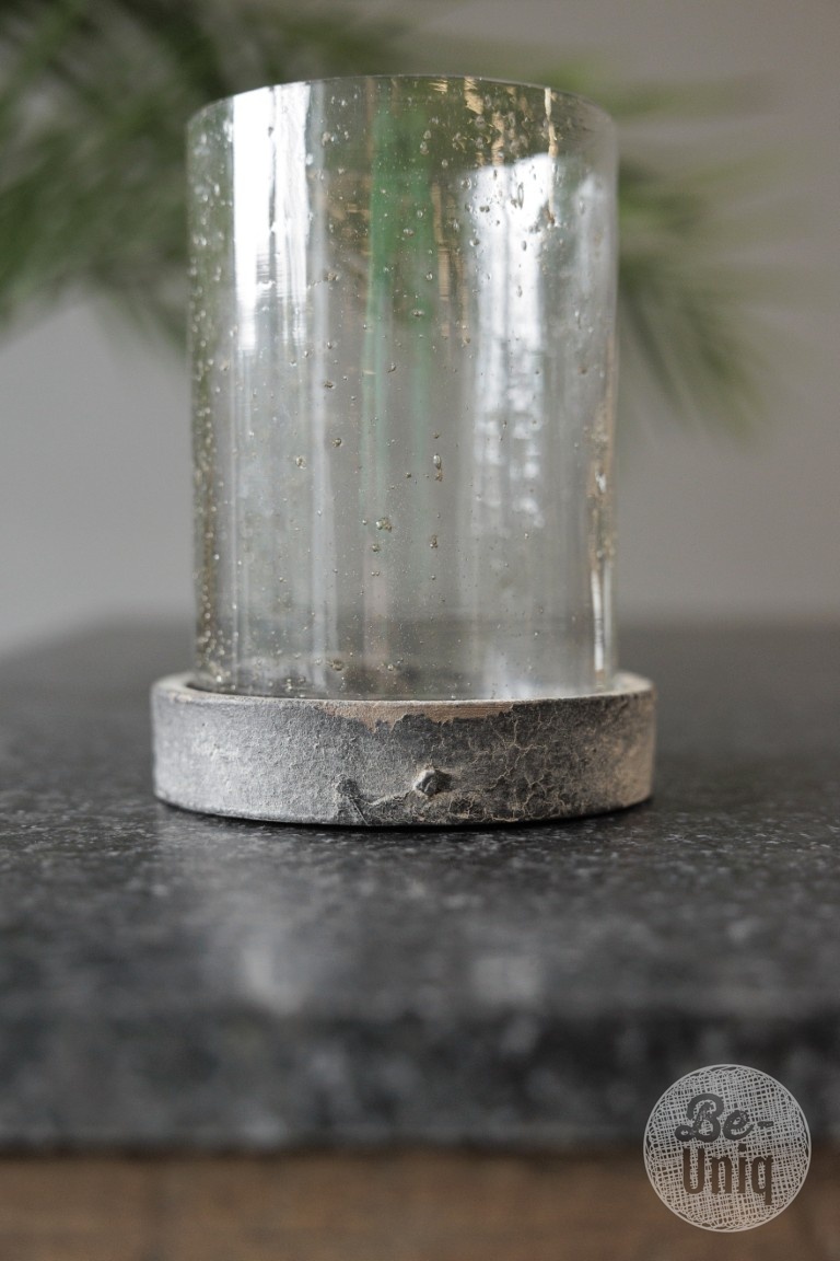 Be-Uniq Glazen Windlicht | Large | Set Van 4 | H18 x D12 cm