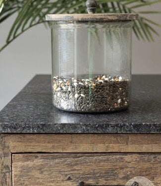 Be-Uniq Glazen Voorraad Pot | H25 x D19 cm