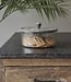 Be-Uniq Glazen Koektrommel Met Houten Deksel | H15 x D21 cm