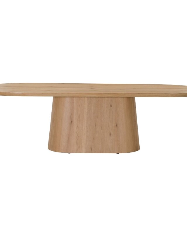 Livingfurn Eettafel Novero | Naturel | H76xB280xD120 cm