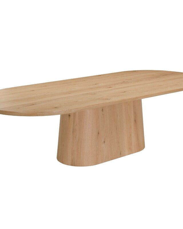 Livingfurn Eettafel Novero | Naturel | H76xB280xD120 cm
