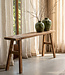 Raw Materials Amsterdam Java carpenter bijzettafel/bankje - Gerecycled hout - 80x17x50 cm