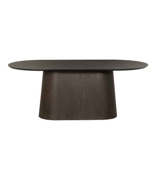 Livingfurn Eettafel Novero | Espresso | H76xB200xD110 cm