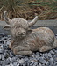 Rene Houtman Schotse Hooglander Liggend Grijs/Bruin - 3 Maten