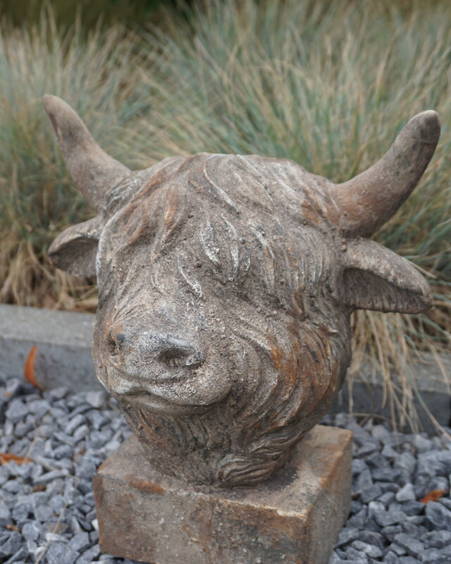 Rene Houtman Schotse Hooglander Kop Op Voet Grijs/Taupe - 2 Maten