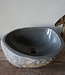 Rene Houtman Waskom Rivierkom Riviersteen - B43 x D34 x H16 Cm