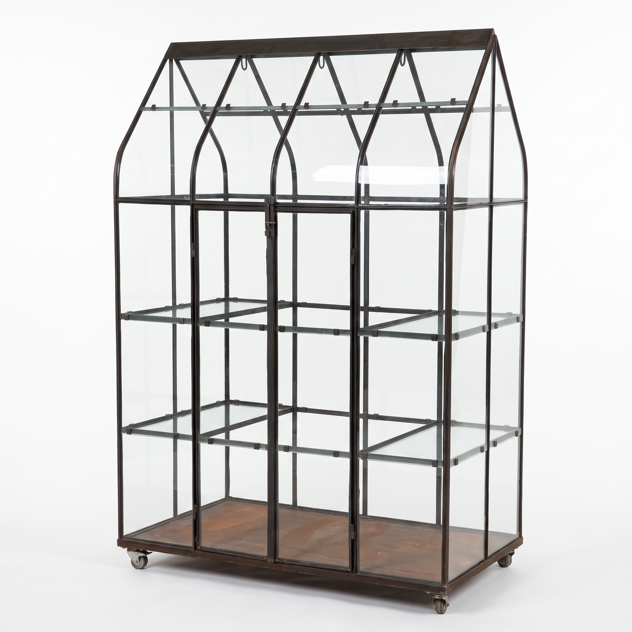 Rene Houtman Kruidenkas Koosje 2-Deurs H175 x B130 x D70 Cm Ijzer/Glas
