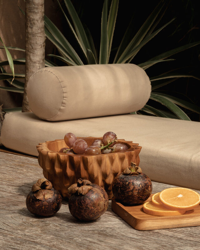 Bazar Bizar Antwerp Het vierkante teakbord - naturel - XS