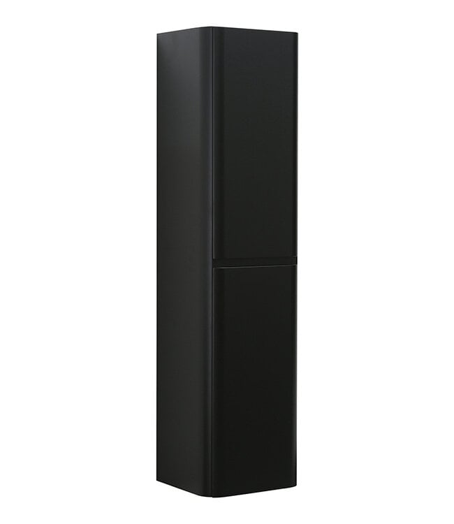 Rene Houtman Badkamerkast Novira | Mat Zwart | 160 x 40 x 35 cm