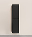 Rene Houtman Badkamerkast Novira | Mat Zwart | 160 x 40 x 35 cm