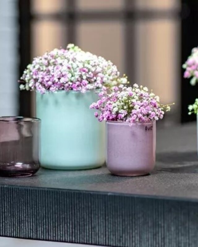 DutZ Kaarsenglas Cup | H13 x D11 cm | Kies Kleur!
