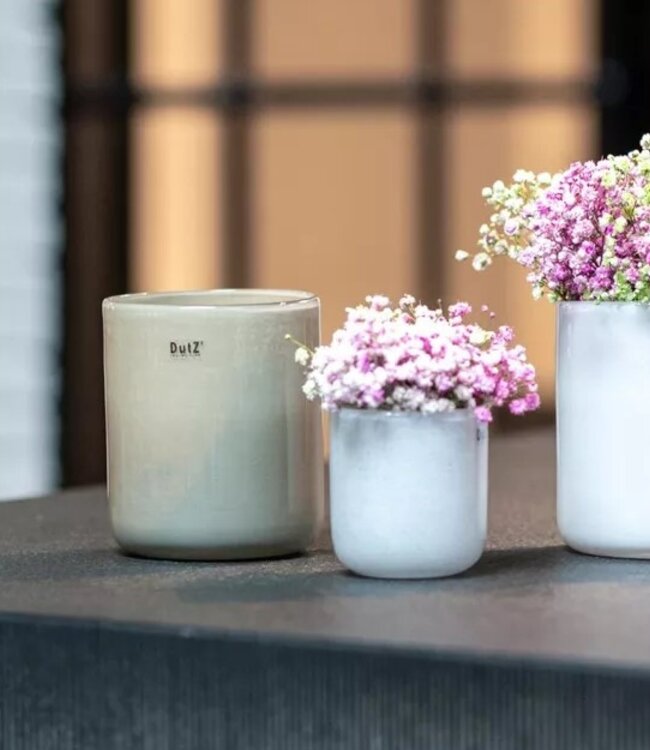 DutZ Kaarsenglas Cup | H13 x D11 cm | Kies Kleur!