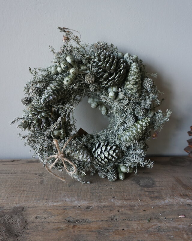 Rene Houtman Krans | Exotica Mix | Donkergroen | D20 cm