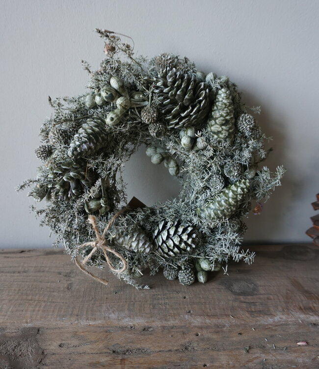 Rene Houtman Krans | Exotica Mix | Donkergroen | D20 cm