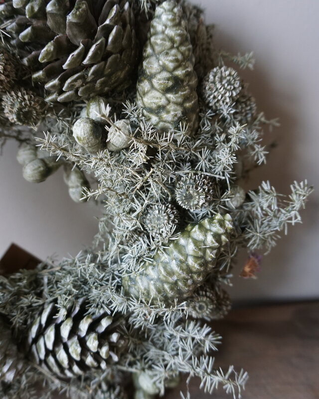 Rene Houtman Krans | Exotica Mix | Donkergroen | D20 cm