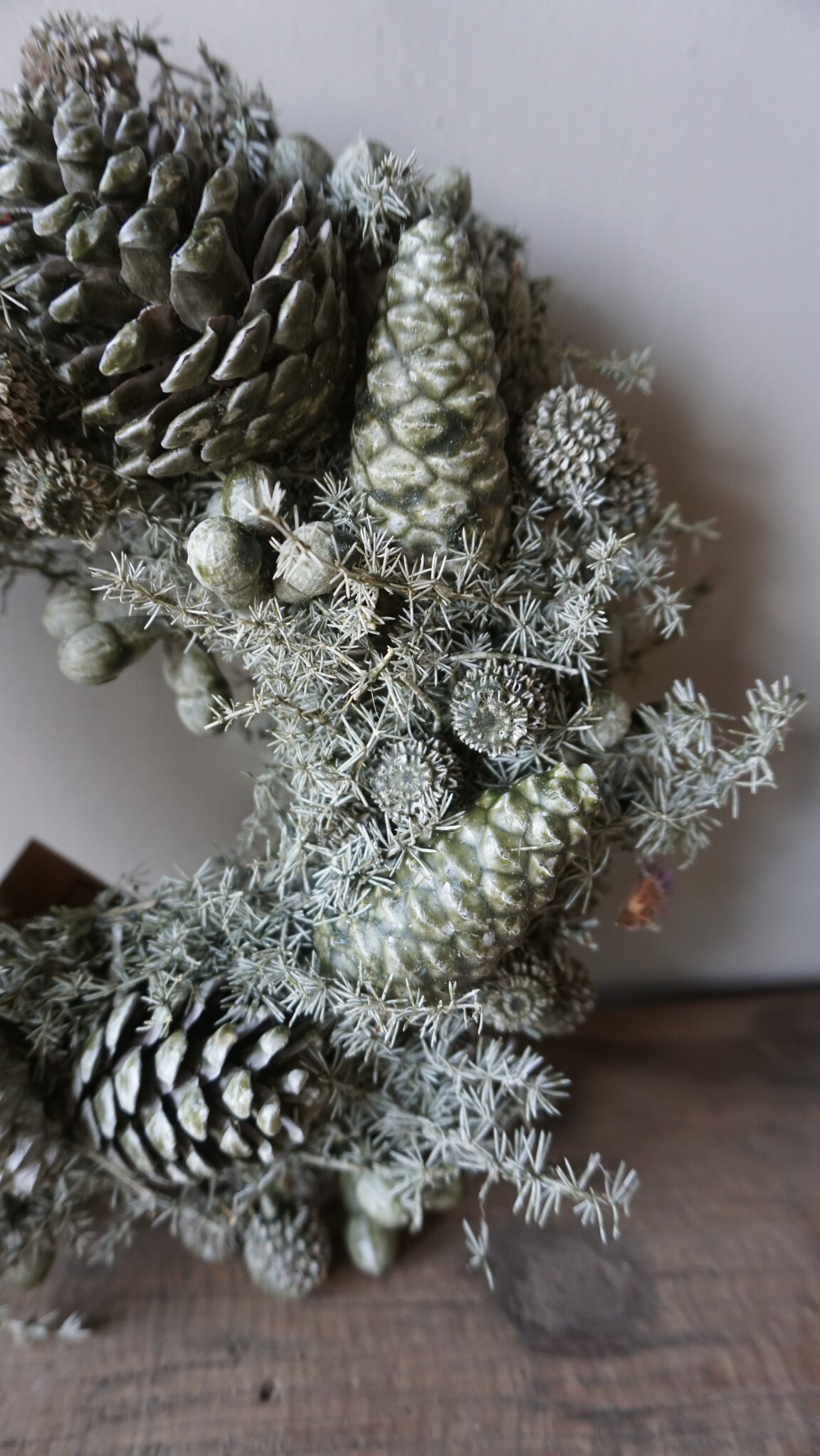 Rene Houtman Krans | Exotica Mix | Donkergroen | D20 cm