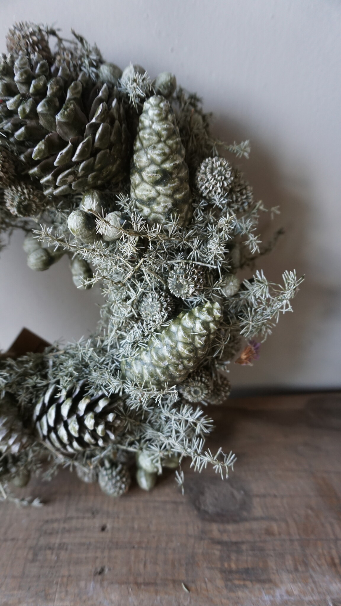 Rene Houtman Krans | Exotica Mix | Donkergroen | D20 cm