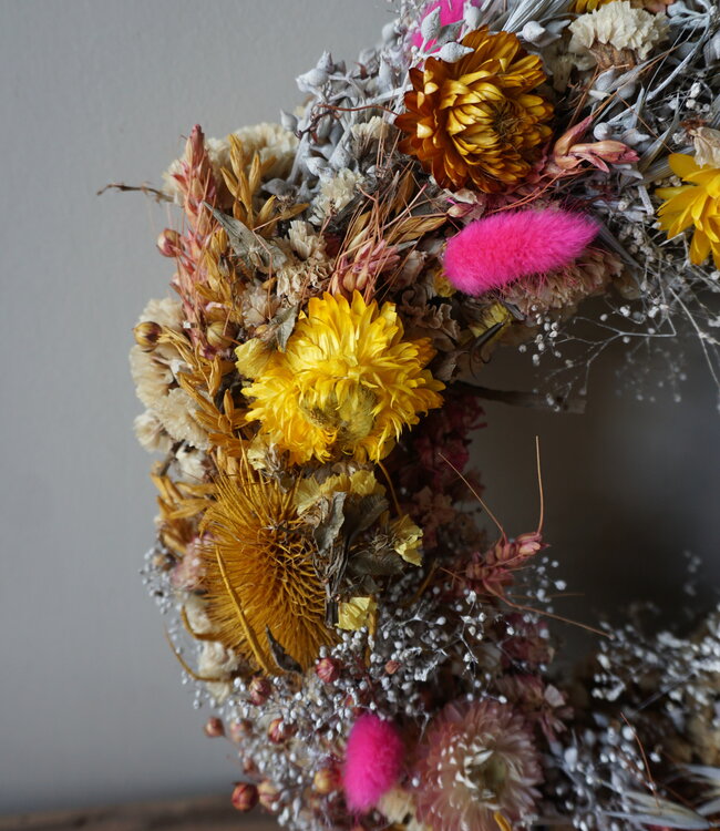 Rene Houtman Krans Dream | Meerkleurig | D30 cm