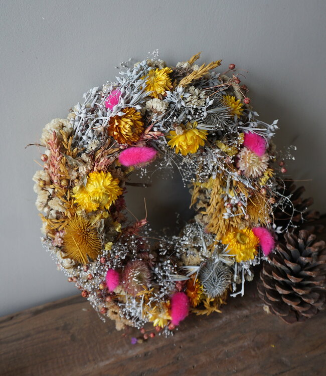 Rene Houtman Krans Dream | Meerkleurig | D30 cm