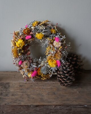 Rene Houtman Krans Dream | Meerkleurig | D30 cm