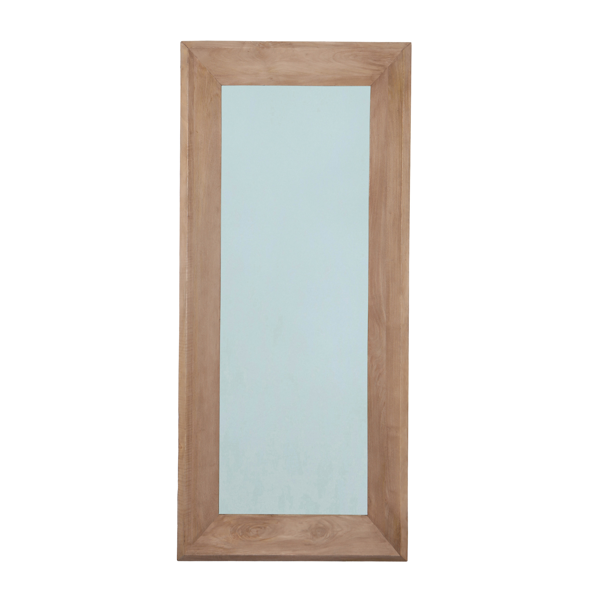 PTMD Nicka Natural mango houten rechthoekige spiegel S